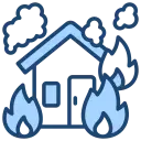 KC Water Damage Pros Fire Logo